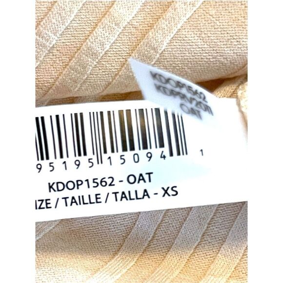 Kensie Dress Women's Cream V-Neck Long-Sleeve A-Line Midi Dress Size XS NWT - Picture 9 of 12